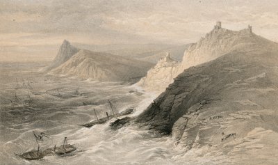 La tempesta al largo del porto di Balaklava, 14 novembre 1854 da William Crimea Simpson